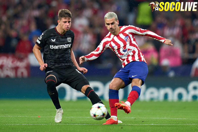  Atletico Madrid sẽ đối đầu với Leverkusen tại lượt trận Champions League