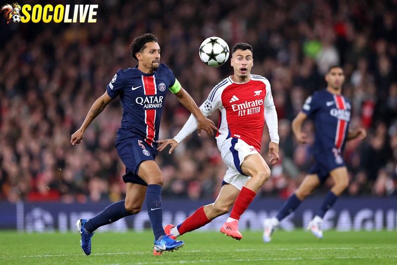 Arsenal sẽ đối đầu với PSG trên sân nhà tại lượt đi tứ kết C1